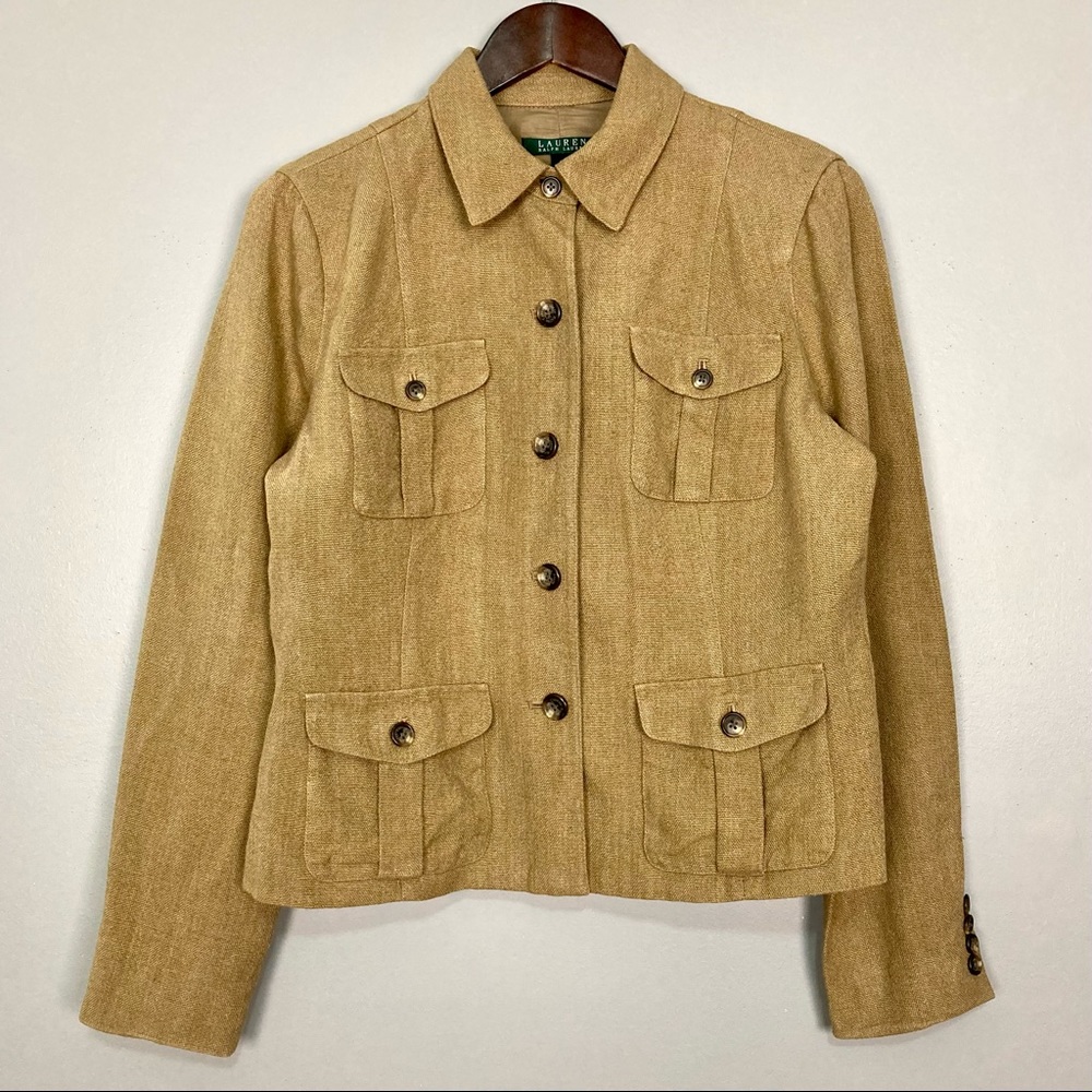 Lauren Ralph linen coat.